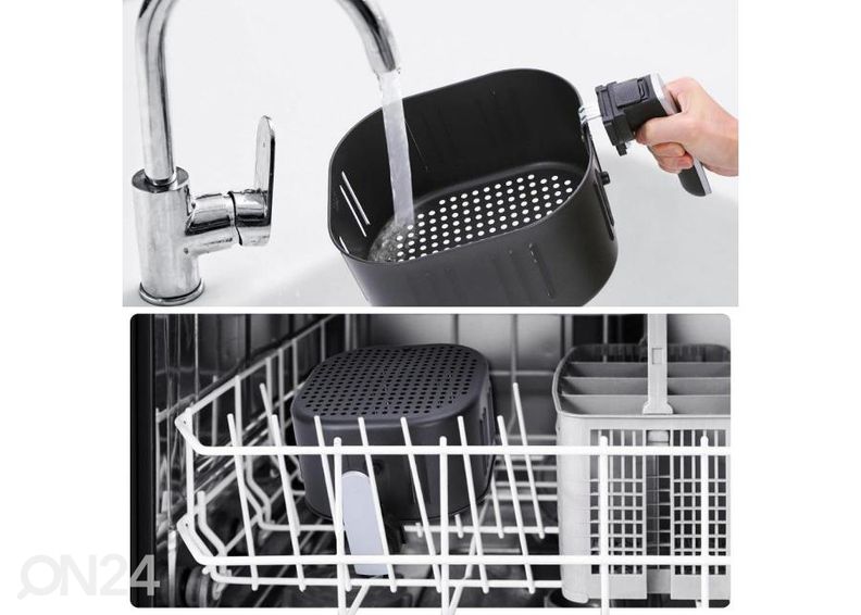 Kuumailmakeitin Klausberg 5,5 L, musta kuvasuurennos