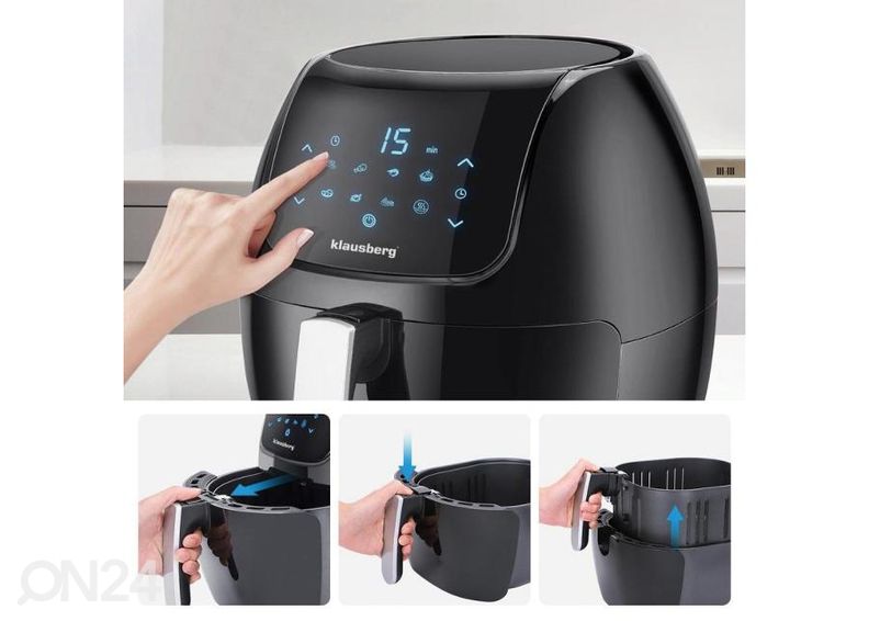 Kuumailmakeitin Klausberg 7,7 L, pronssi kuvasuurennos