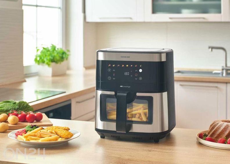 Kuumailmakeitin Sencor SFR9000SS, 9 L kuvasuurennos