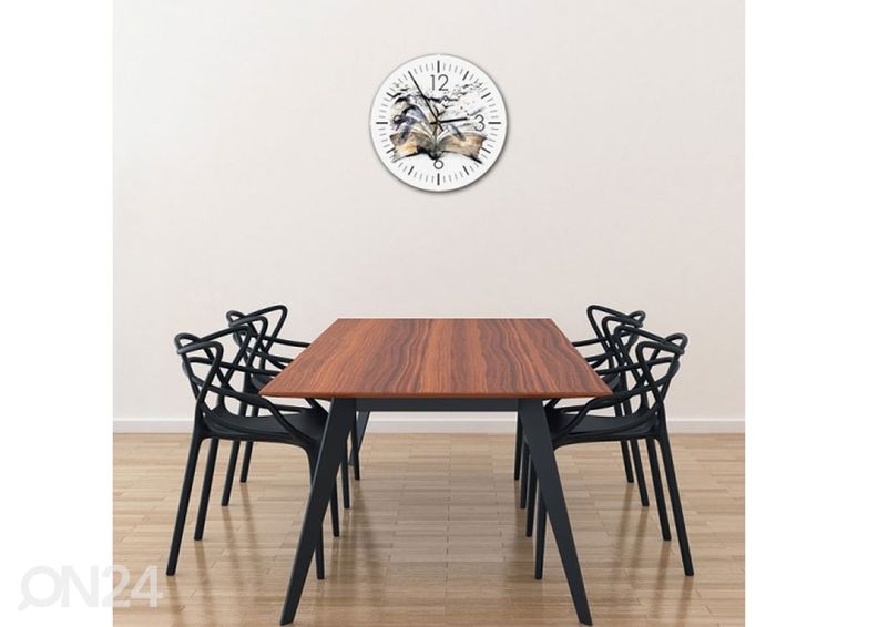 Kuvallinen seinäkello Book kuvasuurennos