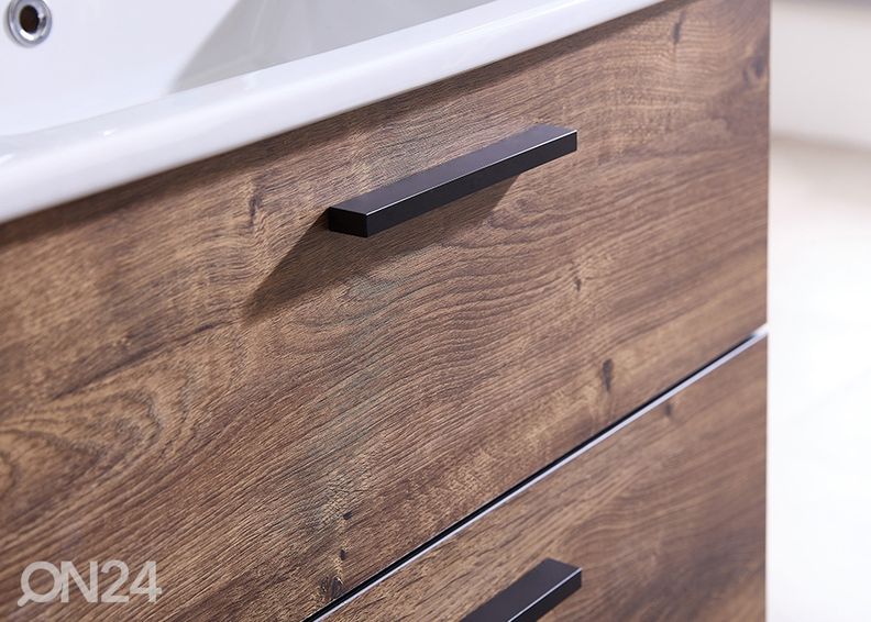 Kylpyhuoneen allaskaappi keraamiselle pesualtaalle kuvasuurennos