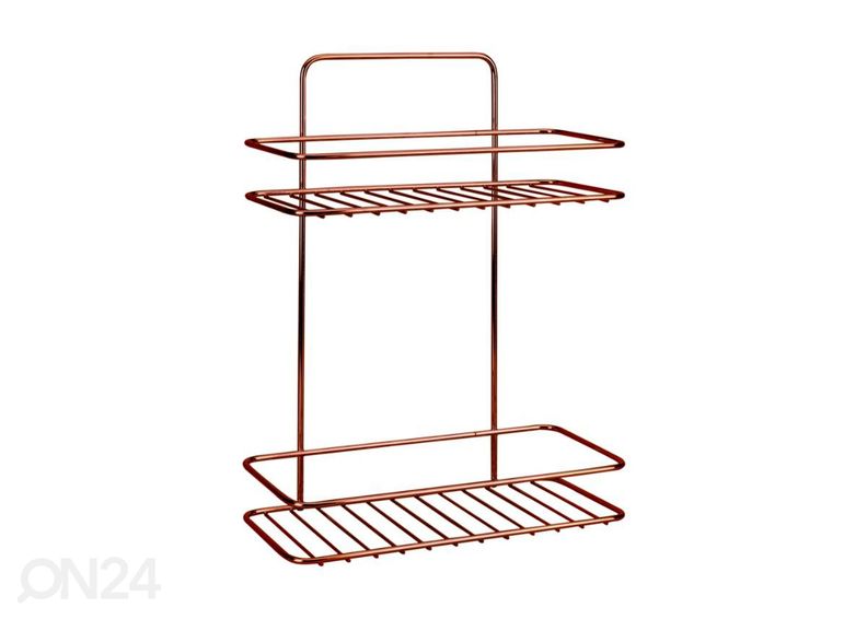 Kylpyhuoneen hylly Reflex 2x, 26x13x35 cm, pronssi kuvasuurennos