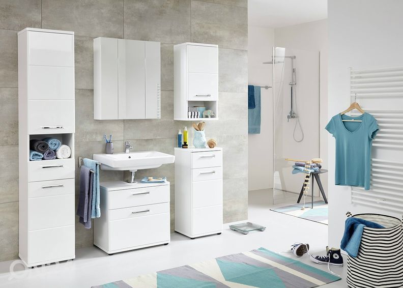 Kylpyhuoneen kaappi Monte kuvasuurennos