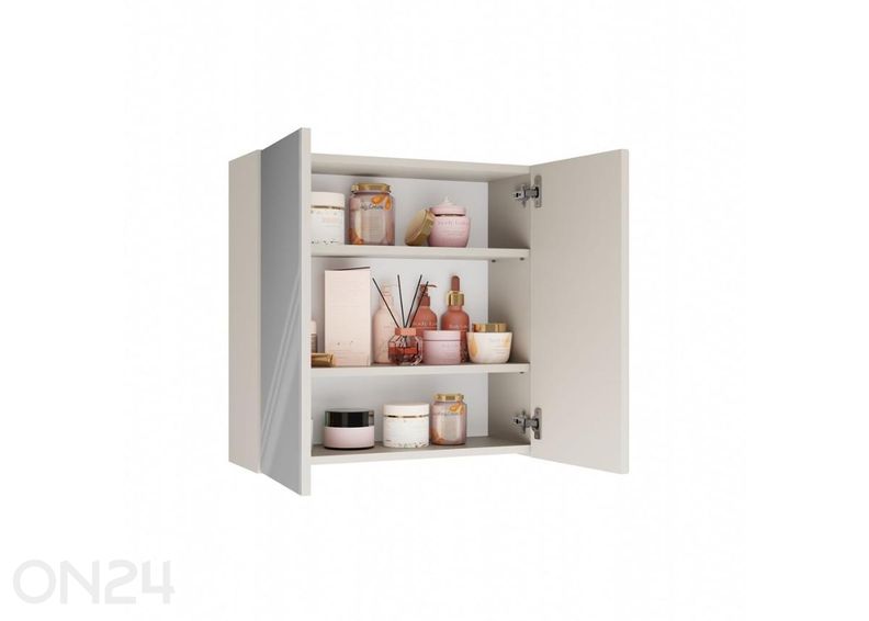 Kylpyhuoneen kaappi peilillä kuvasuurennos