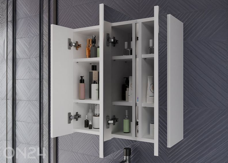 Kylpyhuoneen kaappi peilillä Pola kuvasuurennos