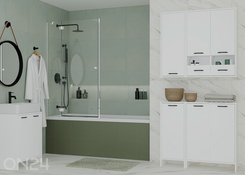 Kylpyhuoneen kaappi seinälle Nina kuvasuurennos