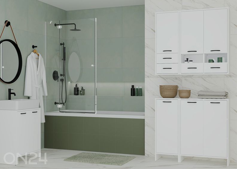 Kylpyhuoneen kaappi seinälle Nina kuvasuurennos