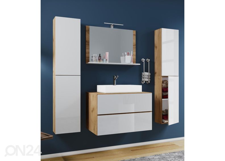 Kylpyhuoneen kalusteet Lendas M 60 cm kaapeilla kuvasuurennos