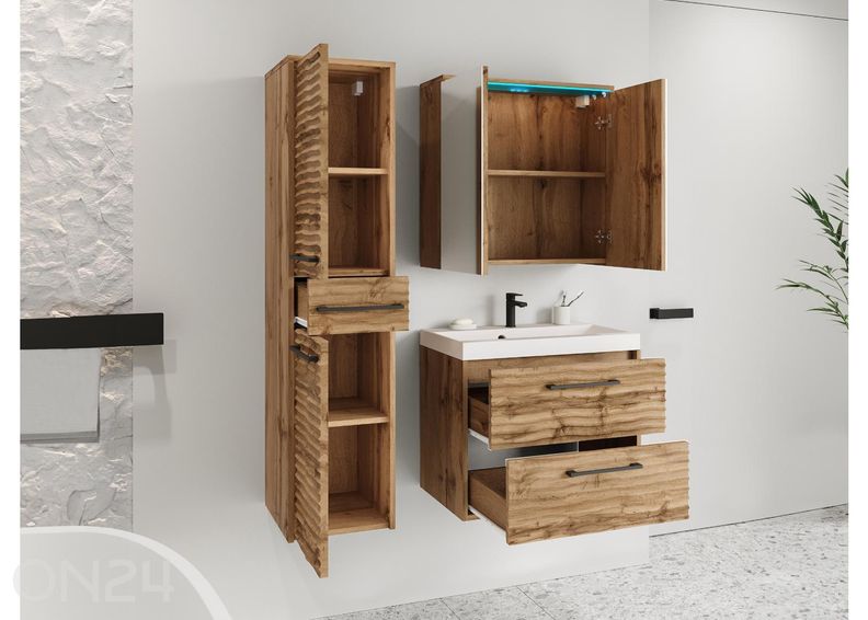 Kylpyhuoneen kokonaisuus Canada I + LED kuvasuurennos