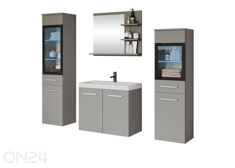 Kylpyhuoneen kokonaisuus Madrit I + LED kuvasuurennos