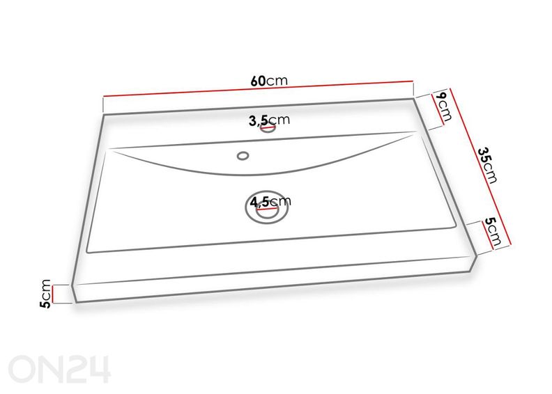 Kylpyhuoneen kokonaisuus Montreal XL kuvasuurennos