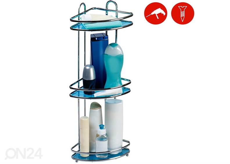 Kylpyhuoneen kulmahylly Tatkraft Kaiser Compact kuvasuurennos