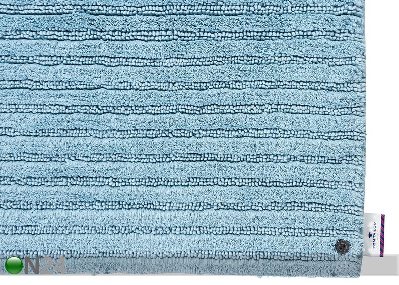 Kylpyhuoneen matto Cotton Stripe 60x60 cm kuvasuurennos