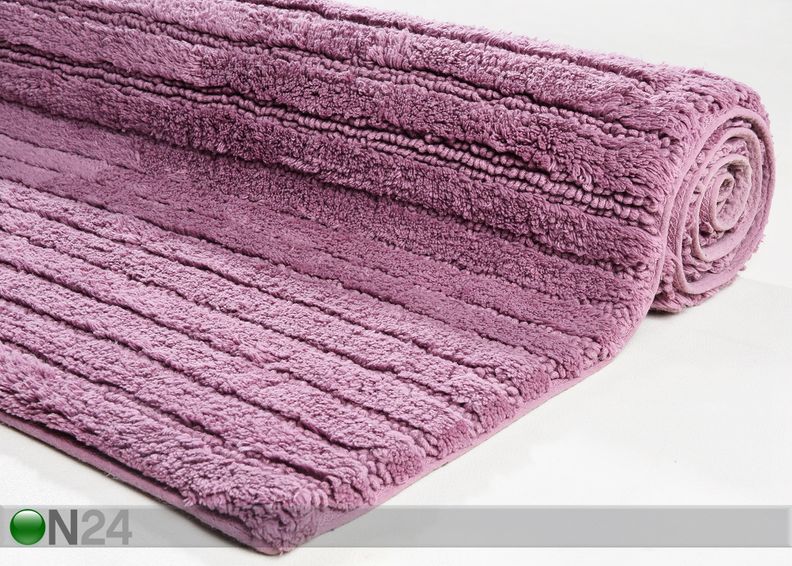Kylpyhuoneen matto Cotton Stripe 70x120 cm kuvasuurennos