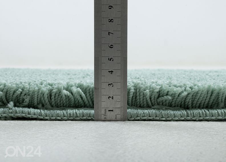 Kylpyhuoneen matto Tom Tailor Cozy Bath Uni 50x60 cm, mintunvihreä kuvasuurennos