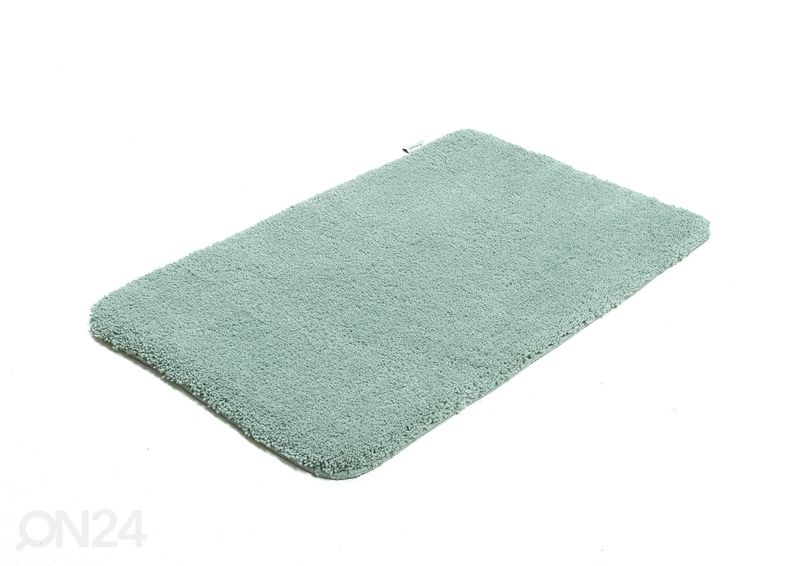 Kylpyhuoneen matto Tom Tailor Cozy Bath Uni 60x100 cm, mintunvihreä kuvasuurennos
