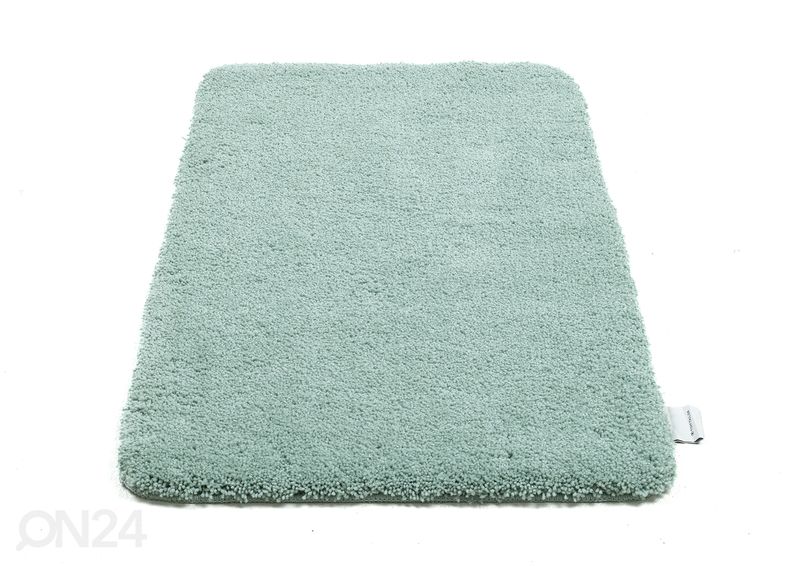 Kylpyhuoneen matto Tom Tailor Cozy Bath Uni 70x120 cm, mintunvihreä kuvasuurennos