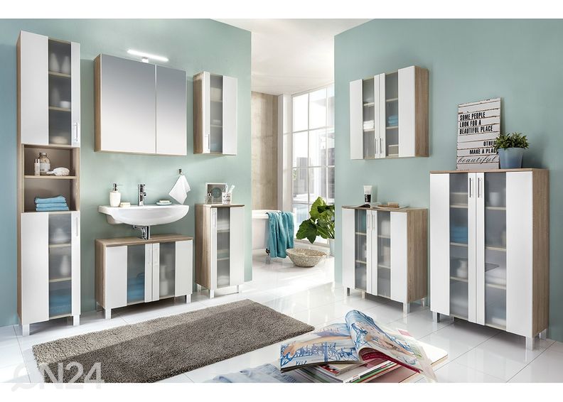 Kylpyhuoneen yläkaappi Porto kuvasuurennos