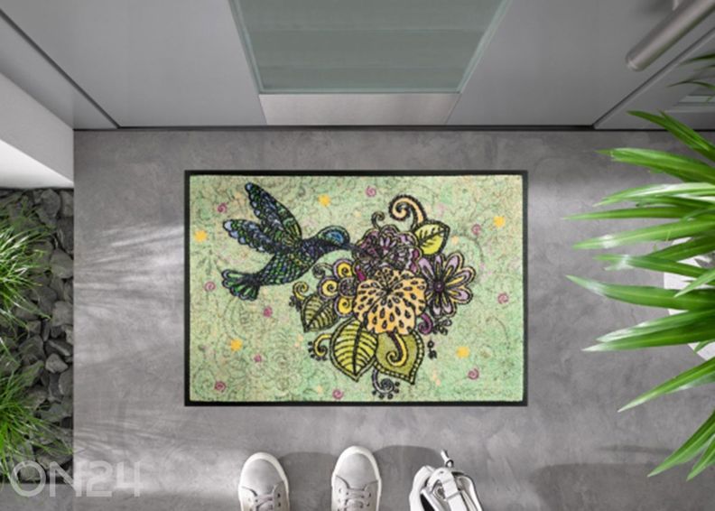 Kynnysmatto Blütentanz. 40x60 cm kuvasuurennos