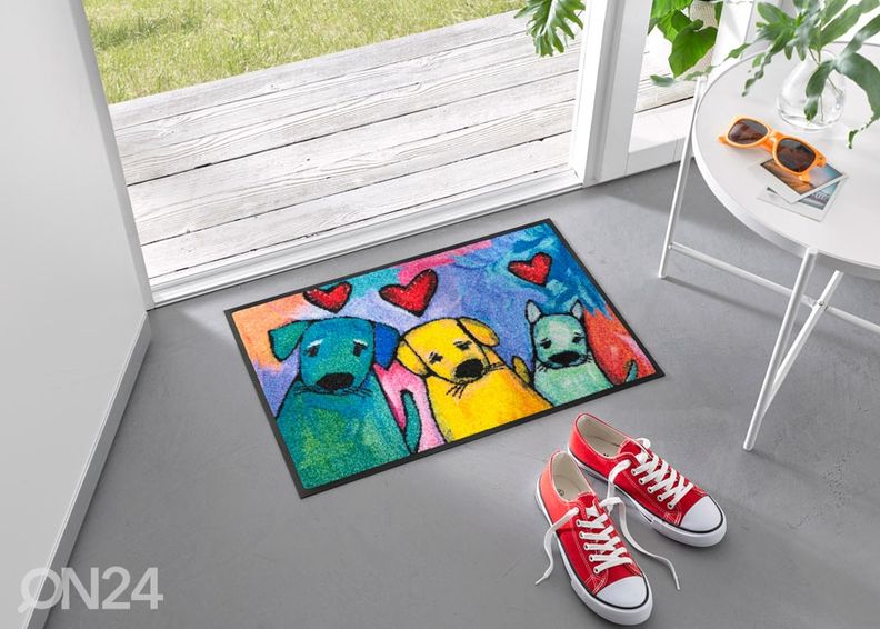 Kynnysmatto Doggies 50x75 cm kuvasuurennos