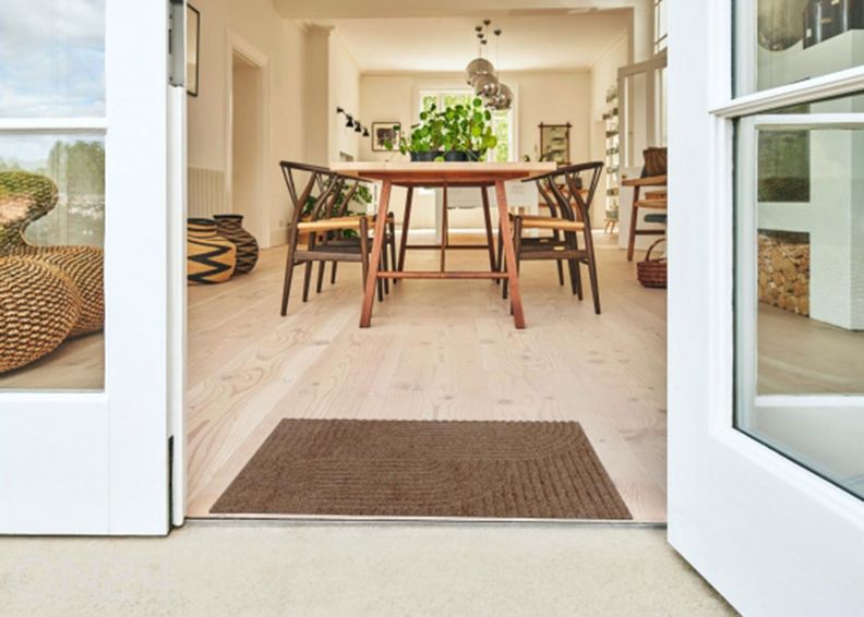 Kynnysmatto Dune Loop taupe, 45x75 cm kuvasuurennos