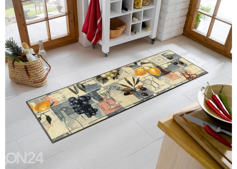 Kynnysmatto Gusto Mediterraneo 60x180 cm kuvasuurennos