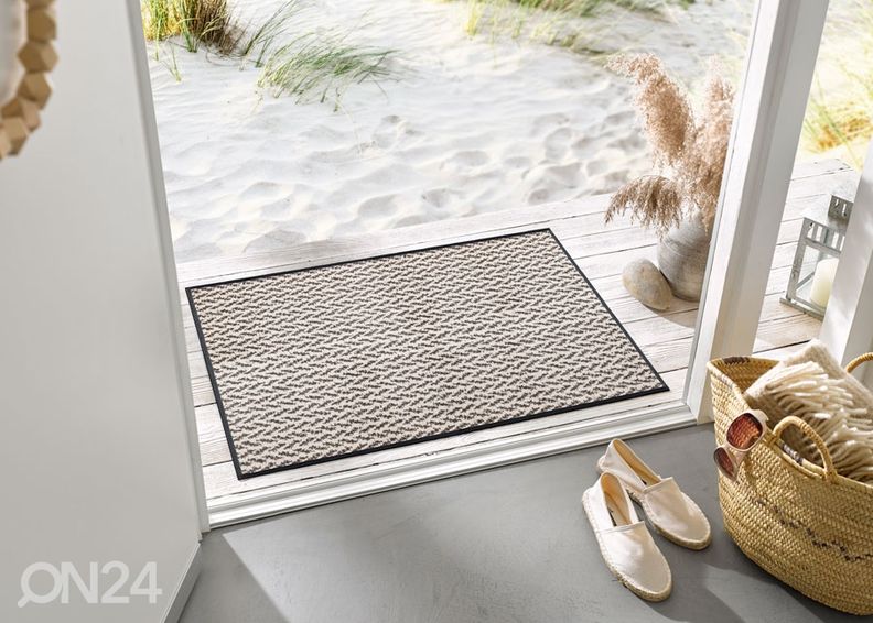 Kynnysmatto Revive Duo Latte 50x75 cm kuvasuurennos