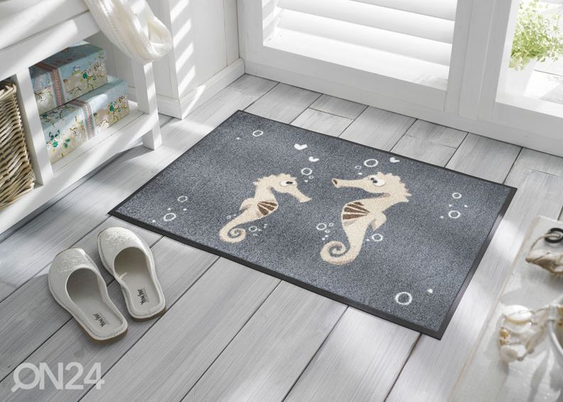 Kynnysmatto Seepferdchen Dodo & Ida 50x75 cm kuvasuurennos