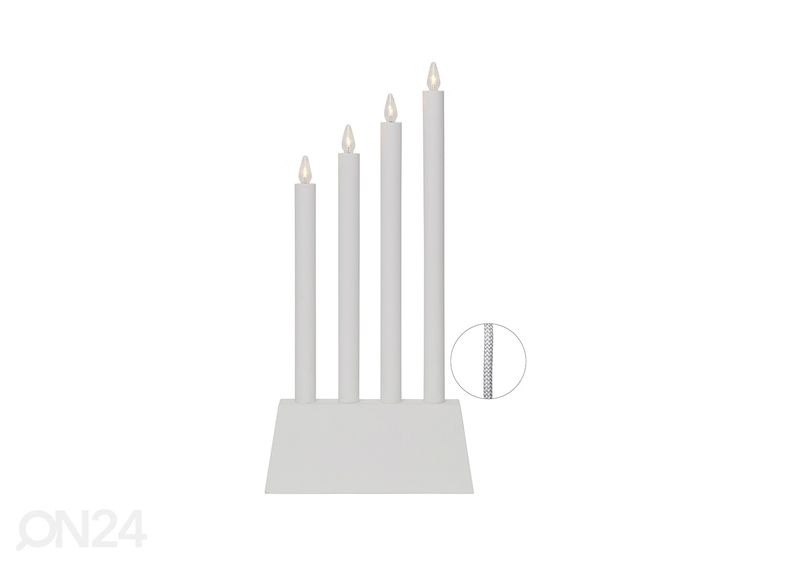 Kynttelikkö Quattro kuvasuurennos