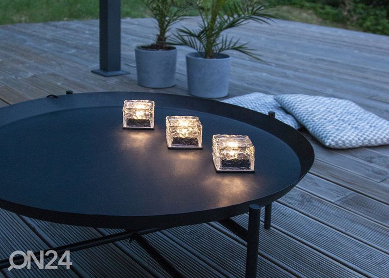 Kynttilät aurinkokennolla Ice Cube 3 kpl kuvasuurennos