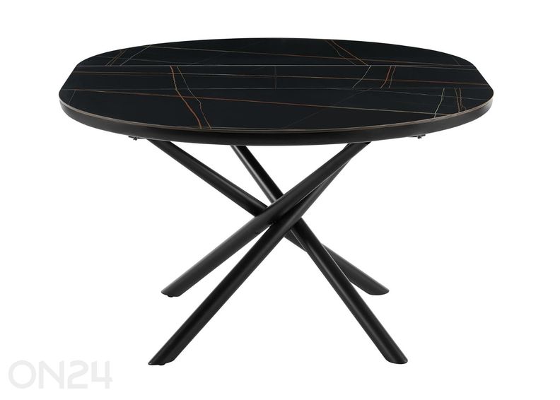 Laajennettava ruokapöytä Ø120 cm kuvasuurennos