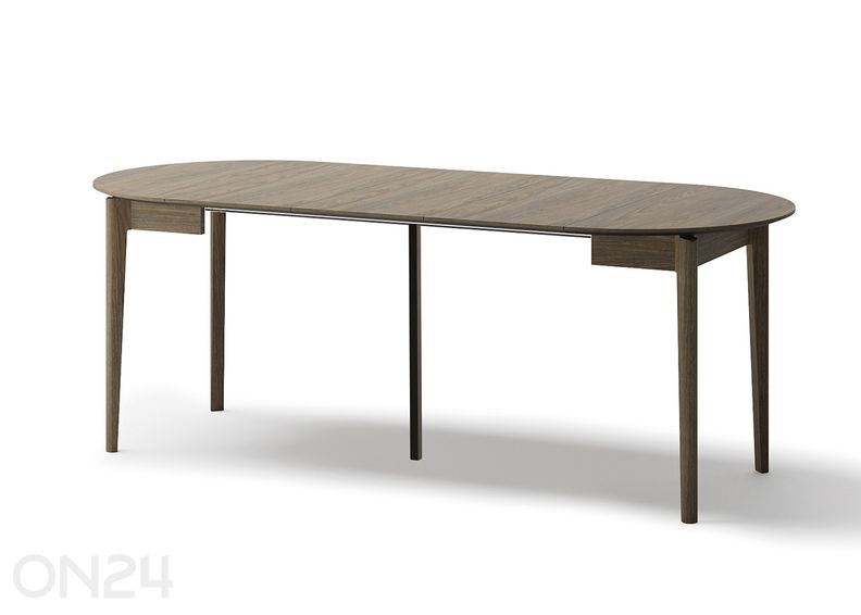 Laajennettava ruokapöytä Plot Ø 90x90/210 cm kuvasuurennos