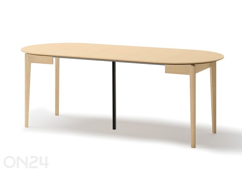 Laajennettava ruokapöytä Plot Ø 90x90/210 cm kuvasuurennos