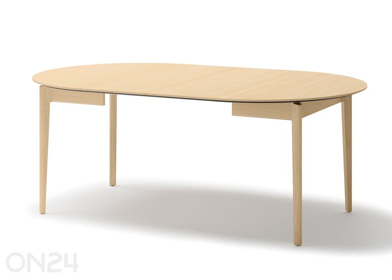 Laajennettava ruokapöytä Plot Ø120x120/240 cm kuvasuurennos