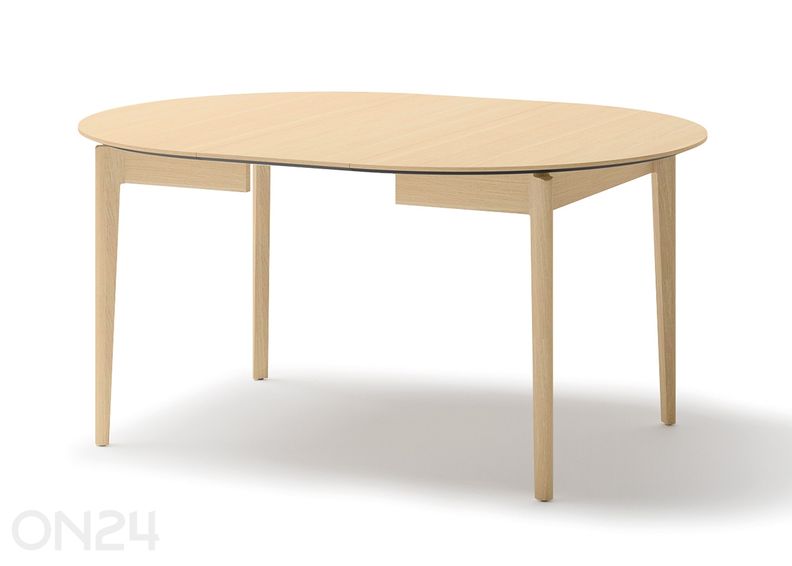 Laajennettava ruokapöytä Plot Ø120x120/240 cm kuvasuurennos