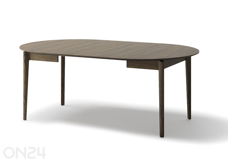 Laajennettava ruokapöytä Plot Ø120x120/240 cm kuvasuurennos