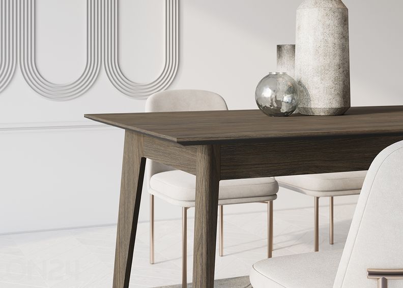 Laajennettava ruokapöytä Plot 85x145/220 cm kuvasuurennos