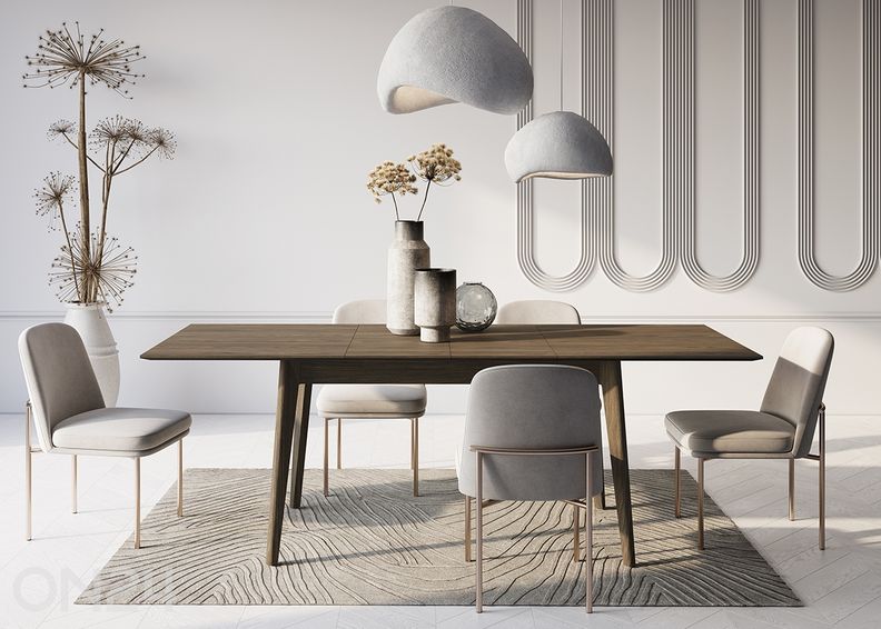 Laajennettava ruokapöytä Plot 85x145/220 cm kuvasuurennos