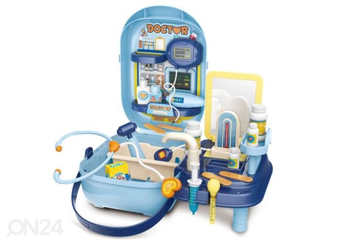 Lääkärilaukku ja tarvikkeet kuvasuurennos