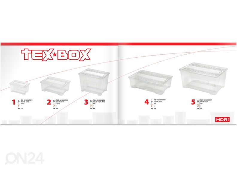 Laatikko vaatekaappiin HEIDRUN nr.5 (48 L) kuvasuurennos
