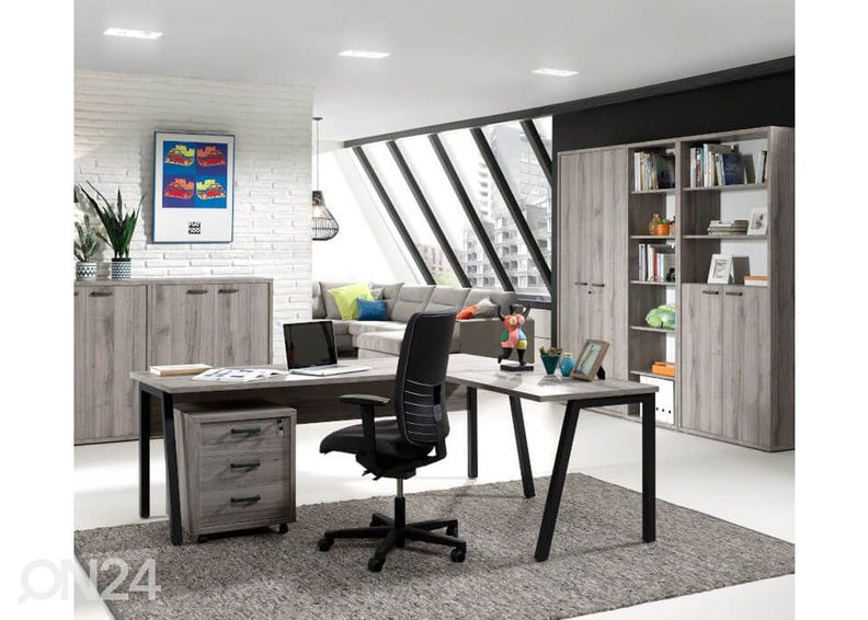 Laatikosto Pronto, harmaa kuvasuurennos