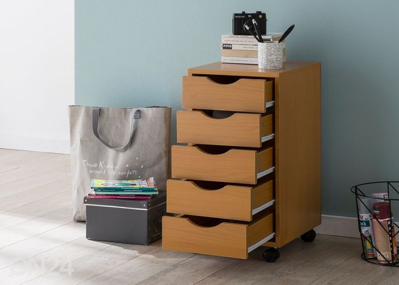 Laatikosto, pyökki kuvasuurennos