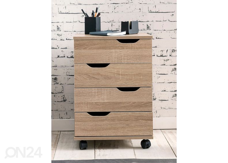 Laatikosto, sonoma tammi kuvasuurennos