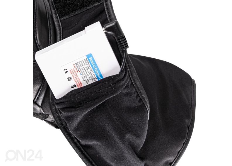 Lämmitettävät hanskat inSPORTline HEAT vihreä vihreä XS kuvasuurennos