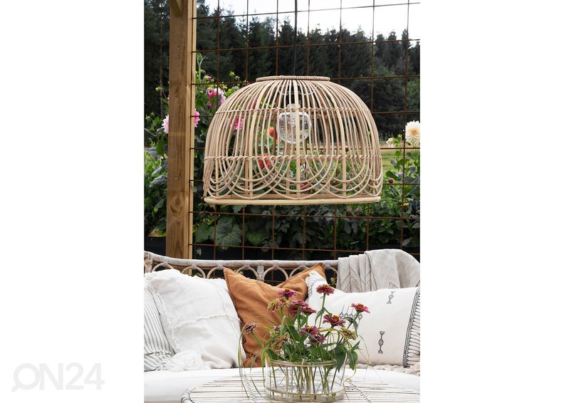 Lampun varjostin Bali Ø50 cm, luonnollinen kuvasuurennos