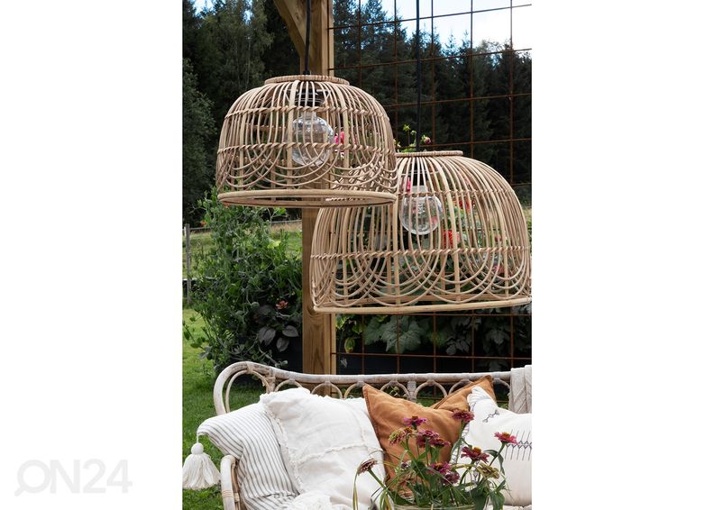 Lampunvarjostin Bali Ø35 cm, luonnollinen kuvasuurennos