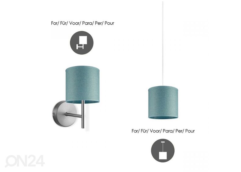 Lampunvarjostin Canvas ⌀16xh15 cm kuvasuurennos