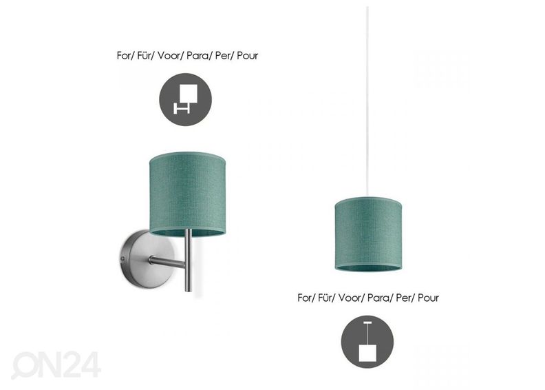 Lampunvarjostin Canvas ⌀16xh15 cm kuvasuurennos