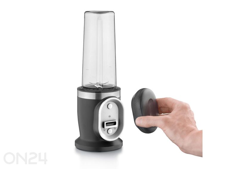 Langaton tehosekoitin Caso Click & Blend 03622, 0,5 L, mattamusta/ruostumaton teräs kuvasuurennos