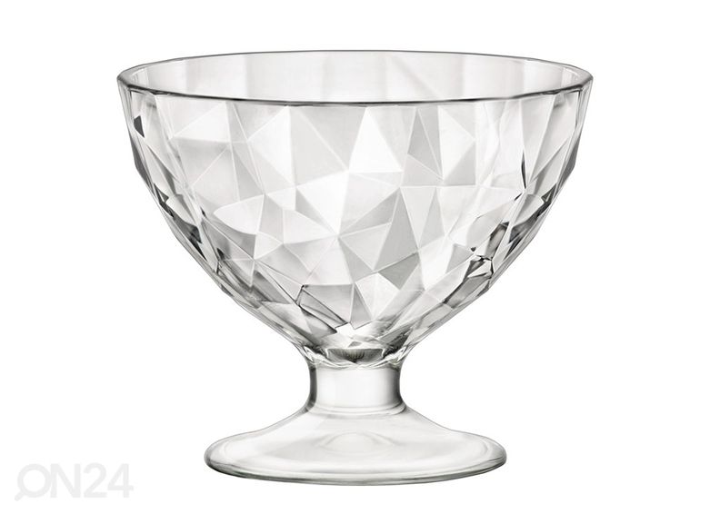 Lasikulho Diamond 360 ml Ø13cm, 3 kpl kuvasuurennos